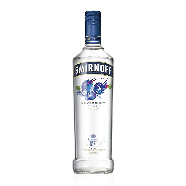 Smirnoff blueberry twist  37,5%  70cl