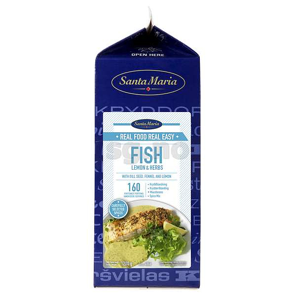 Fish lemon & herbs mix  1200g