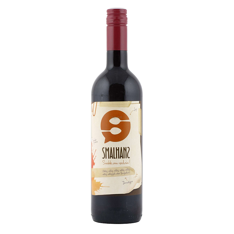 Smalhans rødvin  12%  75cl