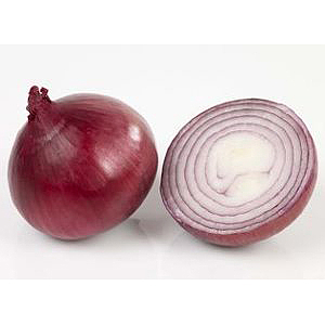 Løk rød økol.   kg