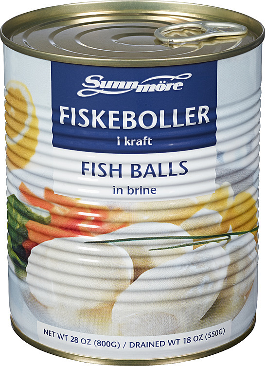 Fiskeboller i kraft  550g