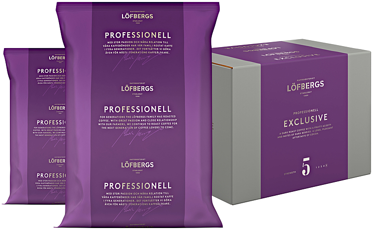 Exclusive fairtrade økol.  hele bønner 1kg
