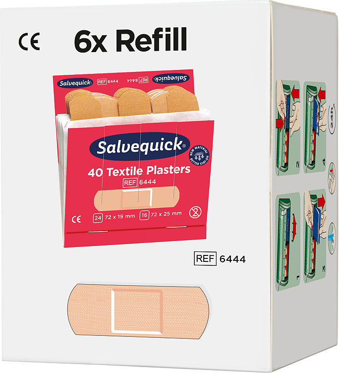 Tekstilplaster  6 refill