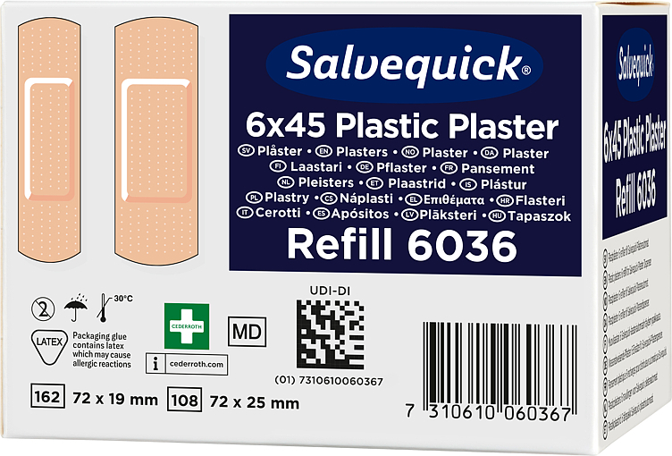 Plastplaster  6 refill