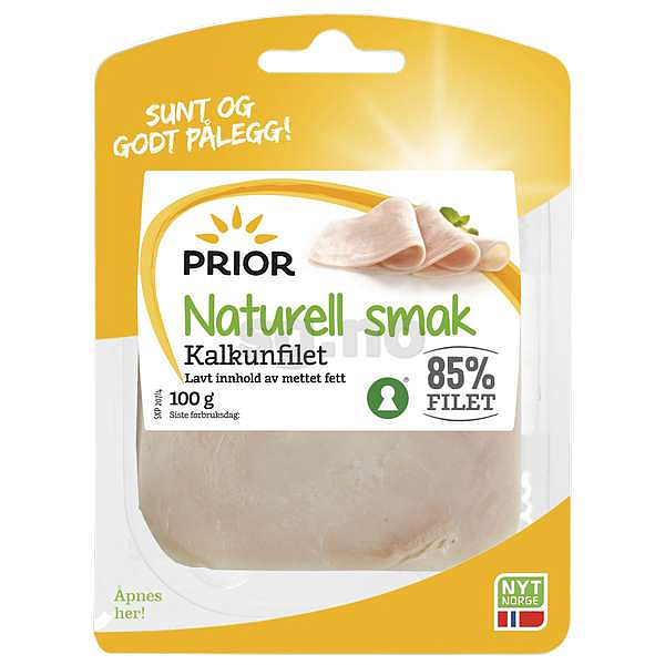 Kalkunfilet naturell skivet   100g