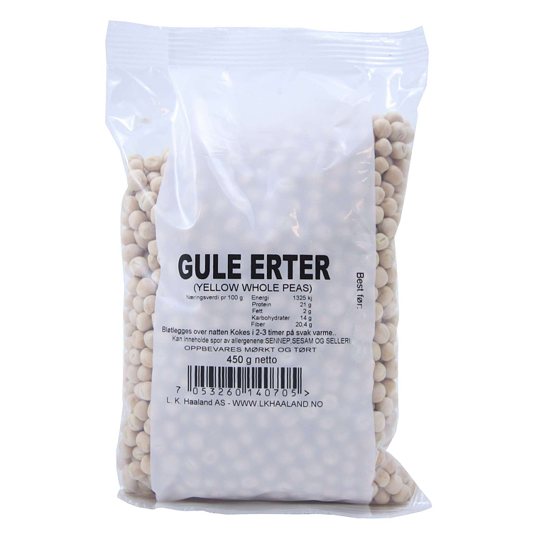 Gule erter                   450g