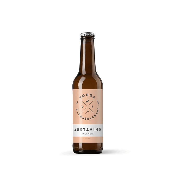 Tonga austavind pilsner   4,7%   12x50cl