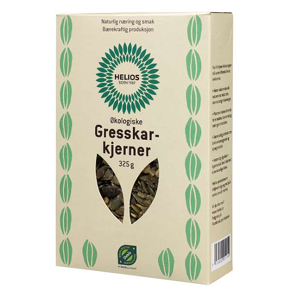 Gresskarkjerner økol.      325g