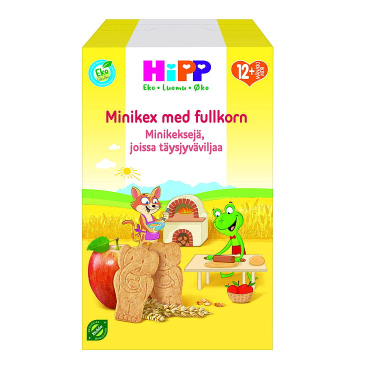 Hipp cookies with wholegrain and apple 12m ecol.   150g