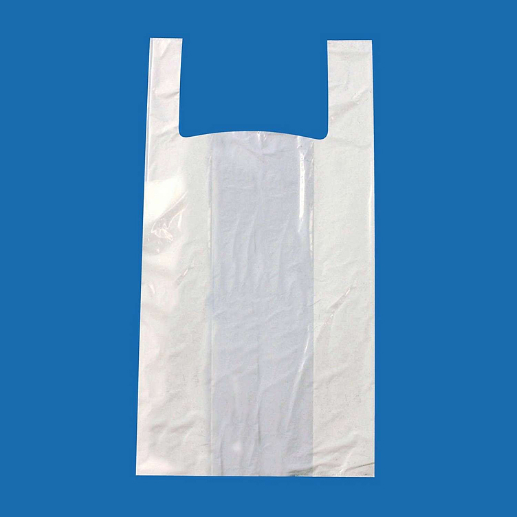T-shirt bag hvit ldpe 31/17x58cm   600stk