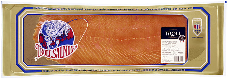 Smoked salmon slices   1kg