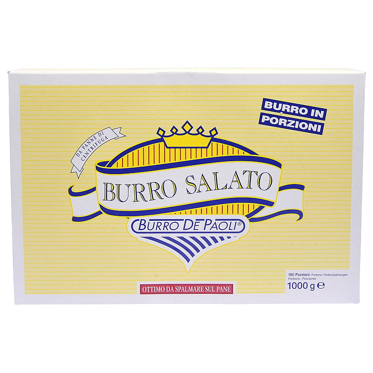 Italiensk smør porsjon 100x10g   1kg