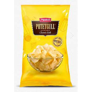 Potetchips classic salt   275g