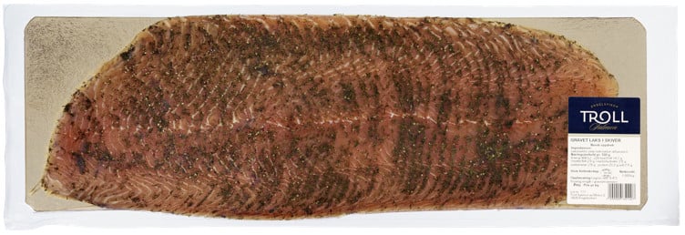 Cured salmon slices   1kg