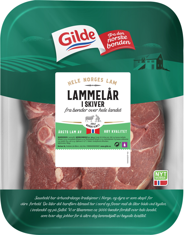 Lammelår i skiver 4x2,3kg  kg