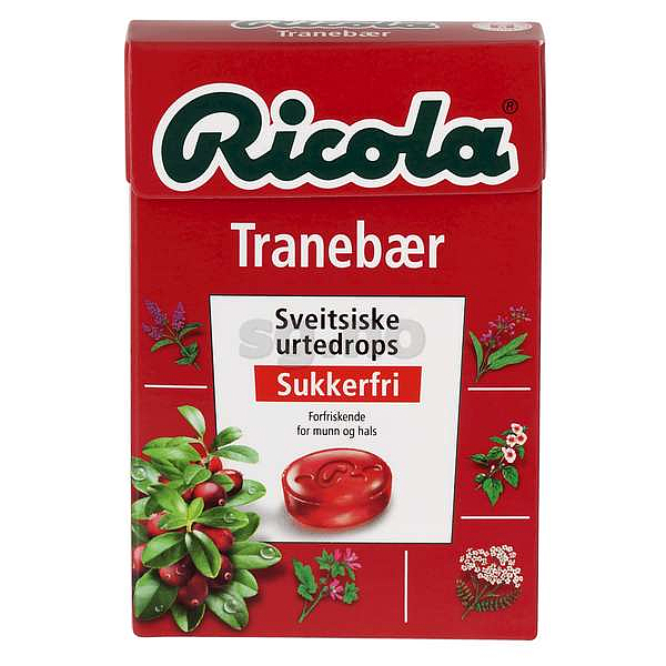 Ricola tranebær 50g