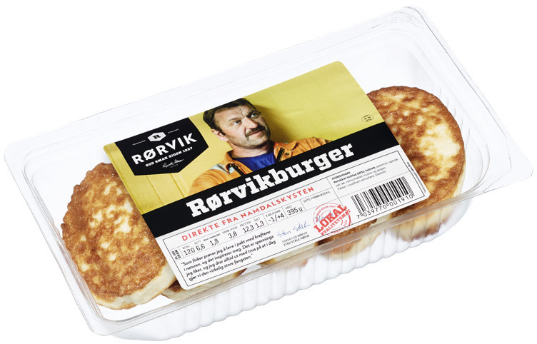 Rørvikburger  395g