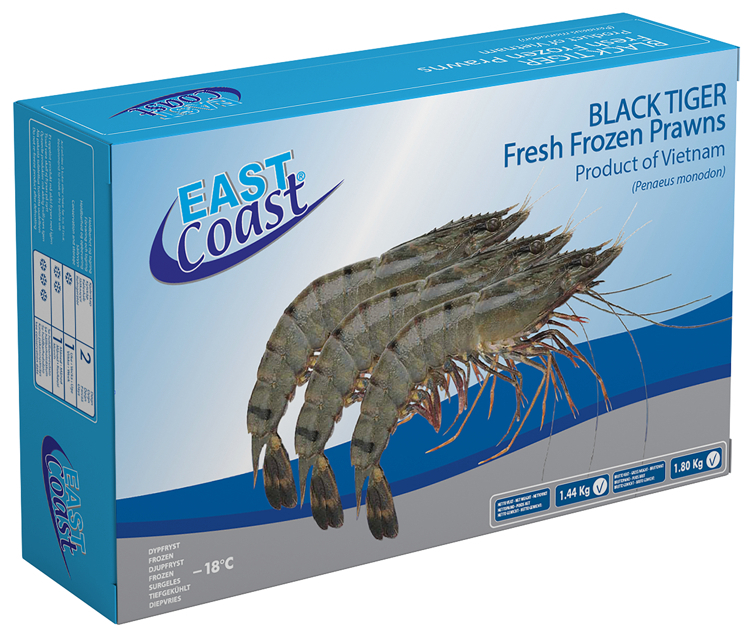 Scampi 16/20 block bt m/sk u/h 80% rå  1,44kg
