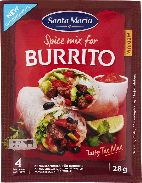 Burrito spice mix 28g