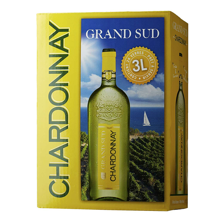 Grand sud chardonnay bib  12%  3l