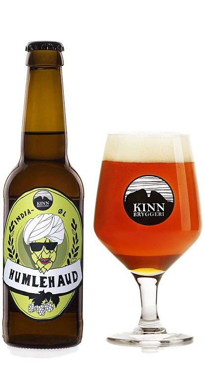 Kinn humlehaud svakt indiaøl 4,5%  24x33cl