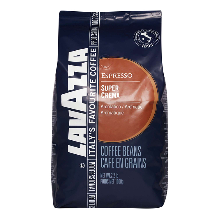 Lavazza kaffebønner super crema 1kg
