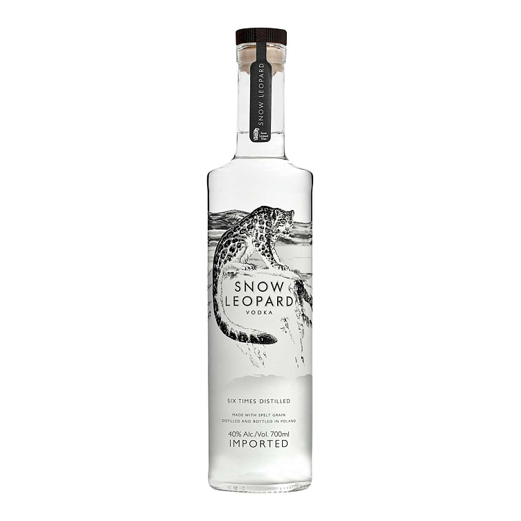 Snow leopard vodka  40%  70cl