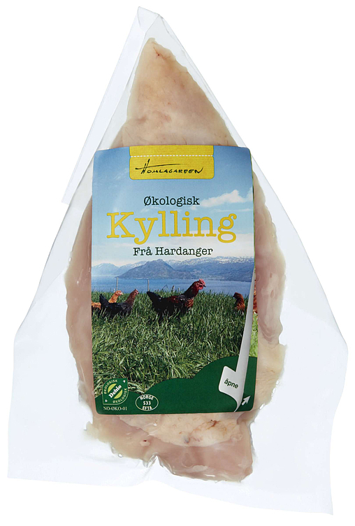 Kylling brystfilet økol.   ca10kg
