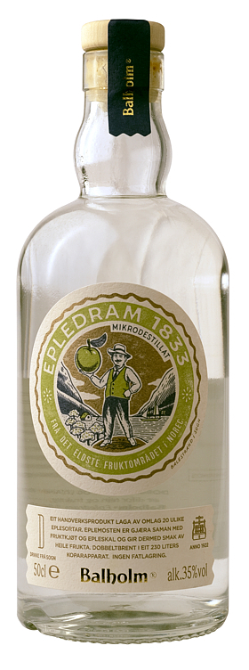Balholm epledram 1833  35%  50cl