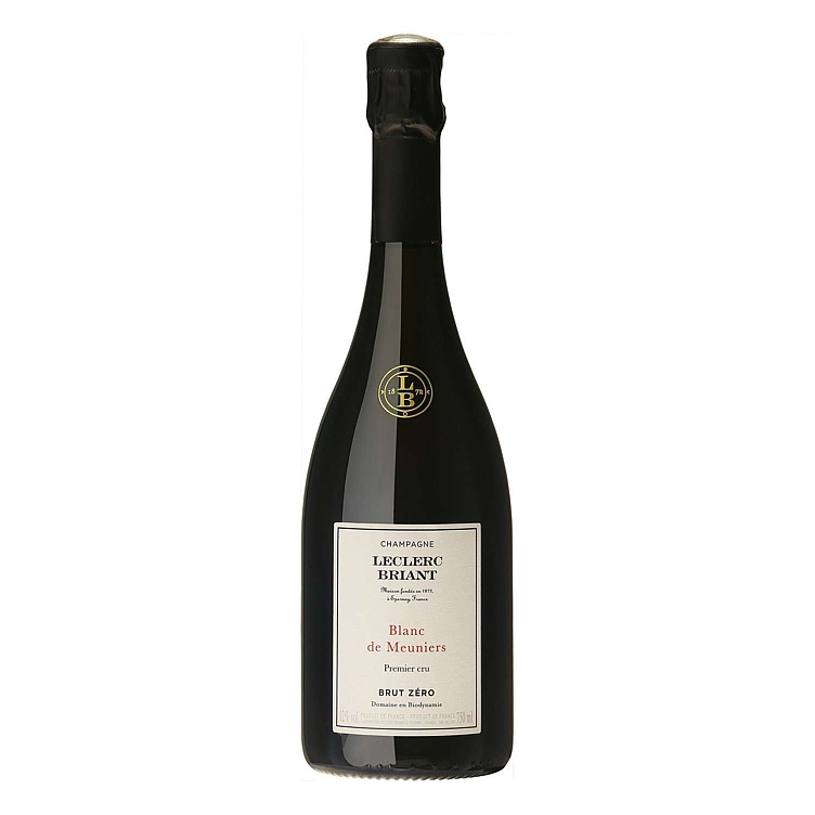 Leclerc briant blanc de meuniers 1.cru brut zero  12%  75cl