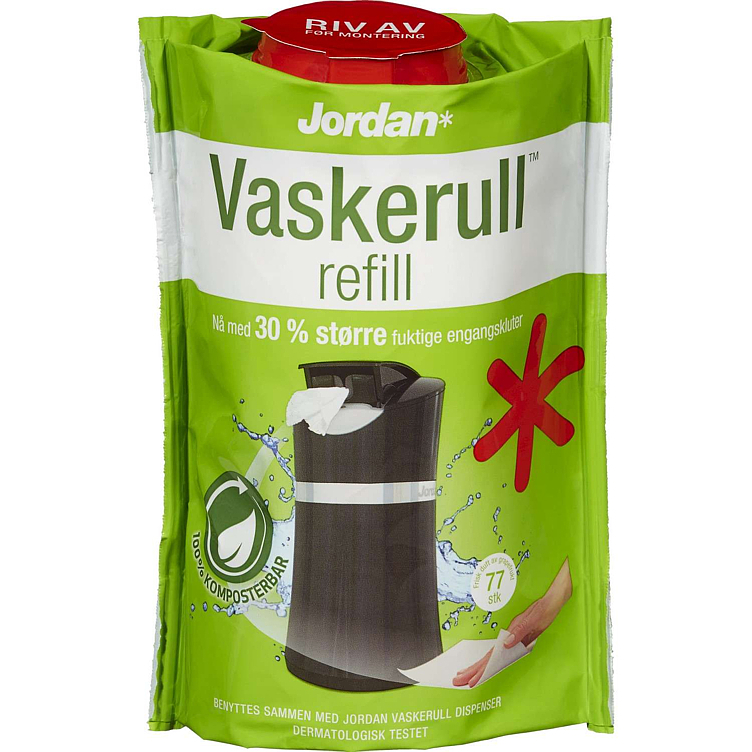 Jordan vaskerull refill g2  77stk