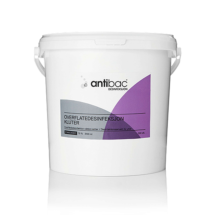 Antibac overflate 75% a 300kluter   stk