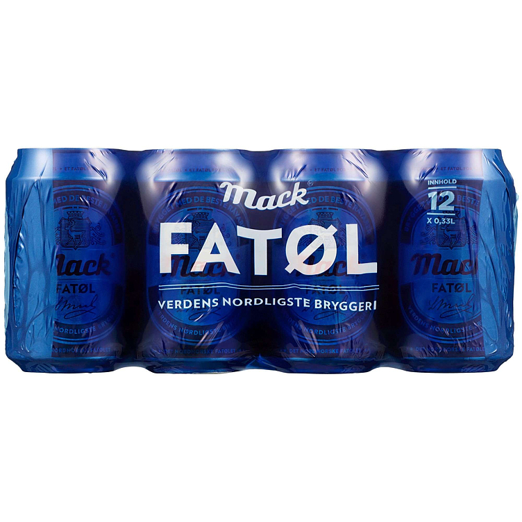 Mack fatøl bx   4,5%   12x33cl