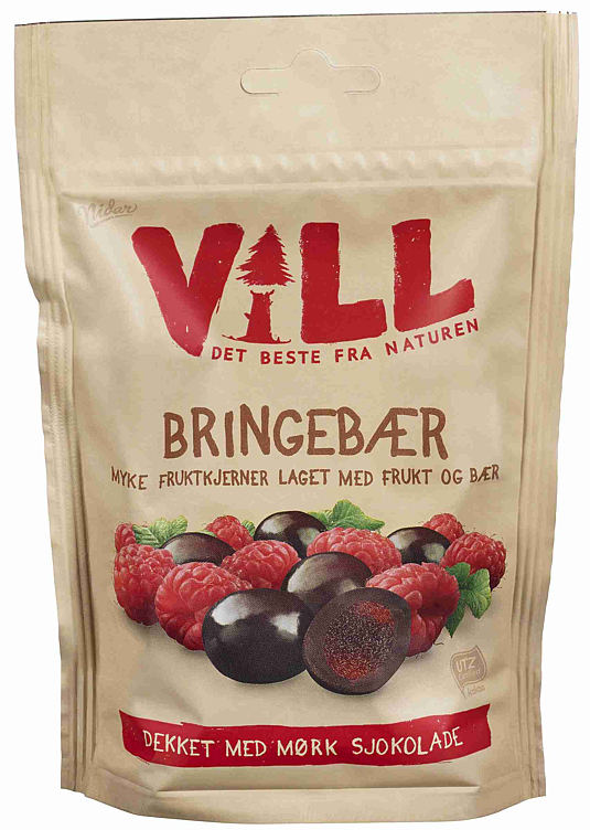 Vill fruktkjerner bringebær   140g