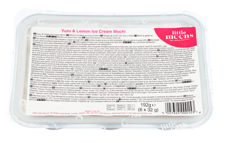 Yuzu & sitron mochi iskrem  60x32g