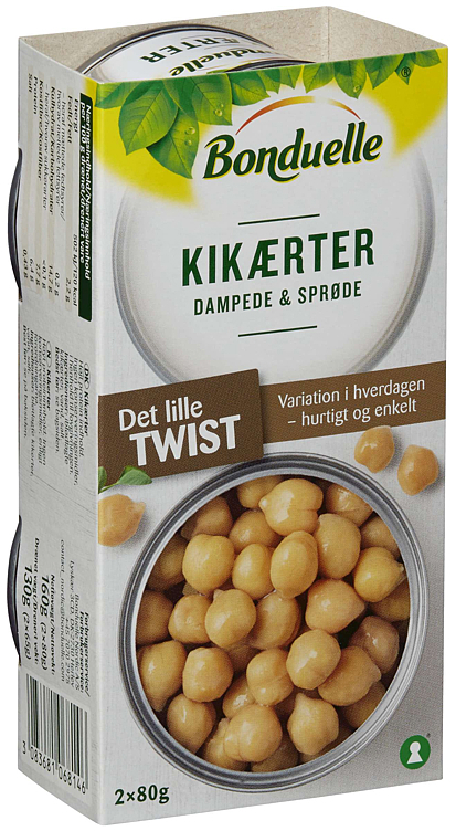 Kikerter 2pk mini   2x80g