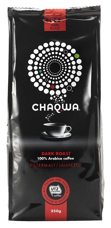 Chaqwa dark roast utz filtermalt   10x250g