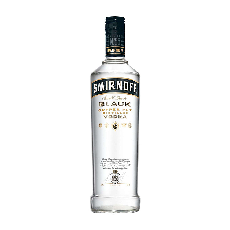 Smirnoff black label  40%  70cl