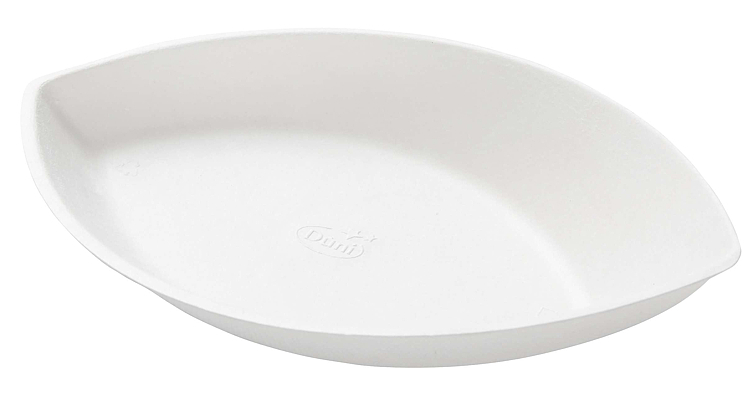 Amuse-bouche form piatto bagasse   35stk