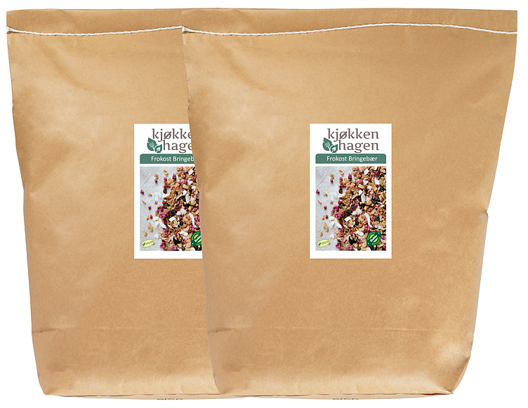 Frokost bringebær økol. vegansk   5kg