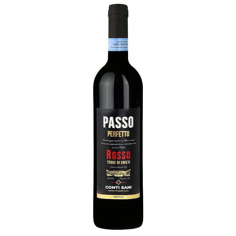 Passo perfetto rosso terre di chieti   14%   75cl
