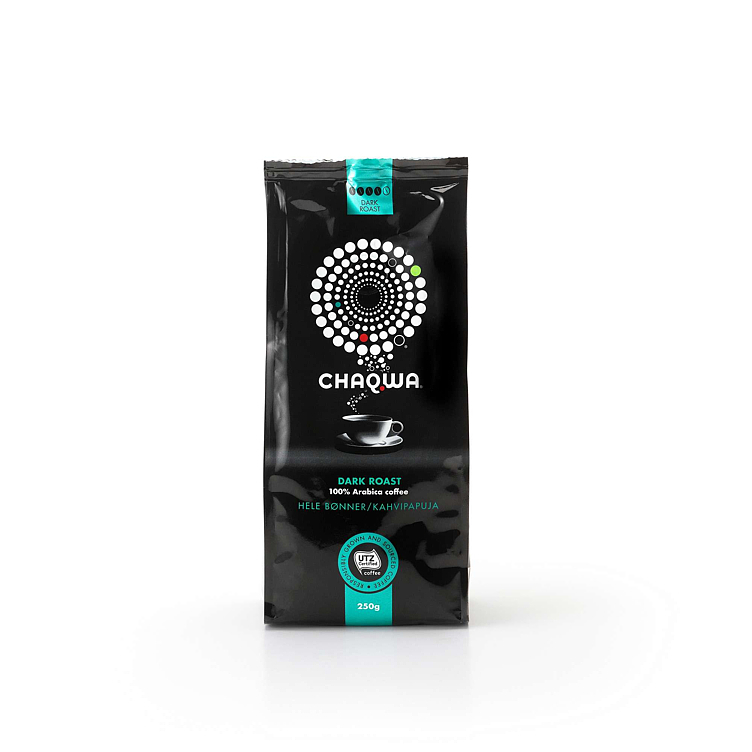 Chaqwa dark roast utz bønner   10x250g
