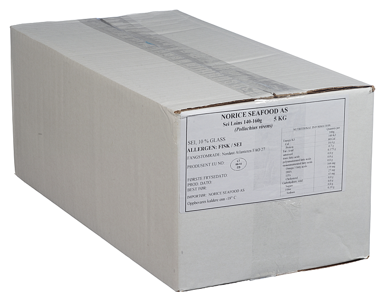 Seiloins 140g 10% glasering  5kg