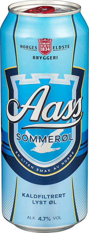 Aass sommerøl bx 4,7%  756x0,5l