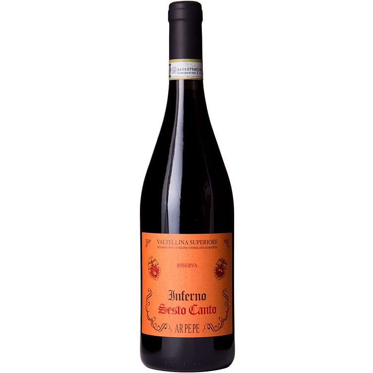 Arpepe inferno sesto canto valte. super. riserva  12,5% 75cl