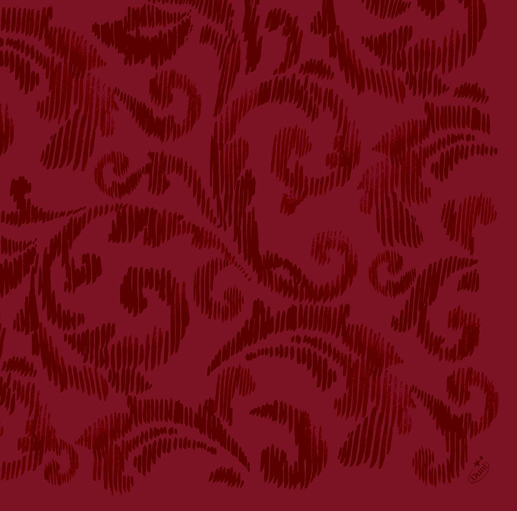 Serviett dunilin 40cm saphira bordeaux  45stk