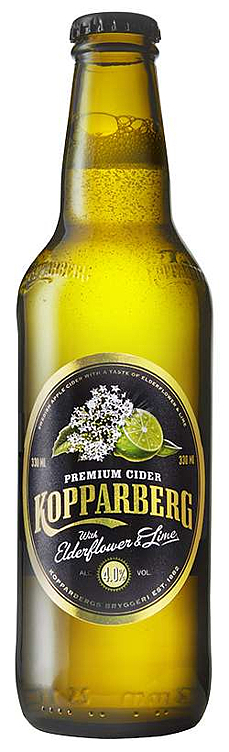 Kopparberg elderflower cider   4%   24x33cl