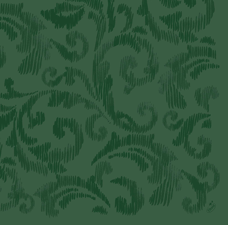 Serviett dunilin 40cm saphira darkgreen   45stk