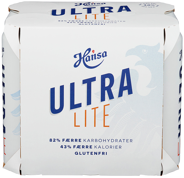 Hansa ultra lite glutenfri bx   4%   24x50cl