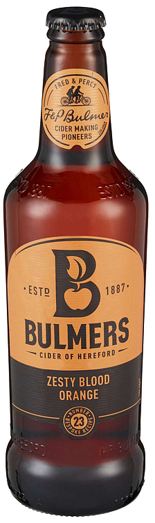 Bulmers zesty blood orange fl   4%    12x50cl